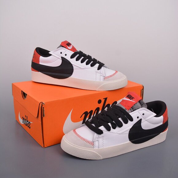 Nike Blazer Low '77 Jumbo Sneaker Red Black